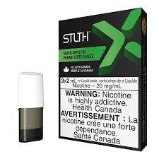 STLTH X POD PACK - Green Apple Ice 3/PK (20MG)[Ontario Stamp]